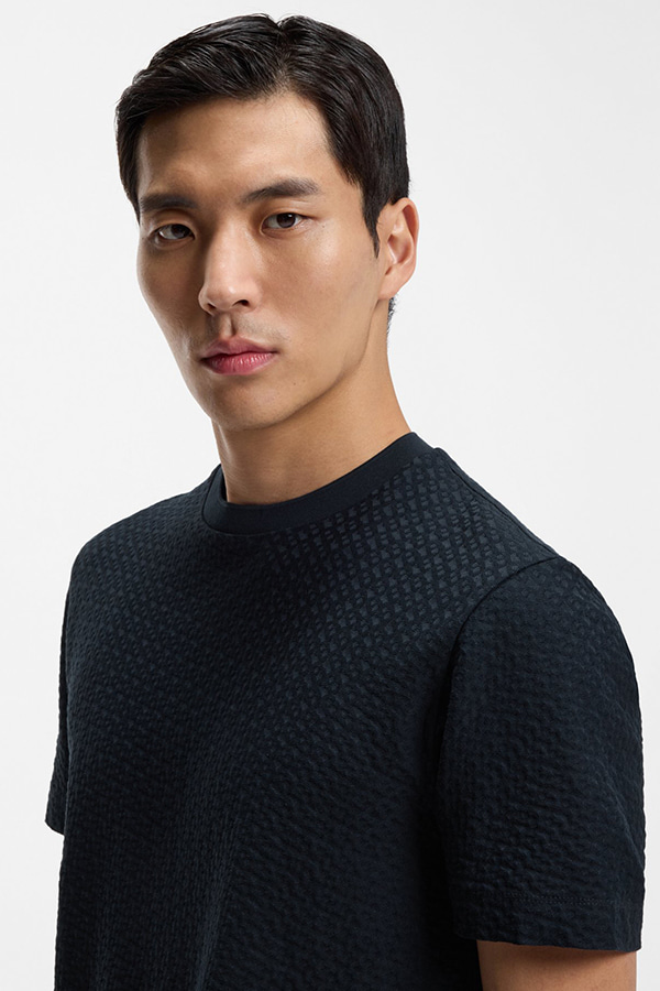 ΜΠΛΟΥΖΑ T-SHIRT BOSS - 404 ΜΠΛΕ